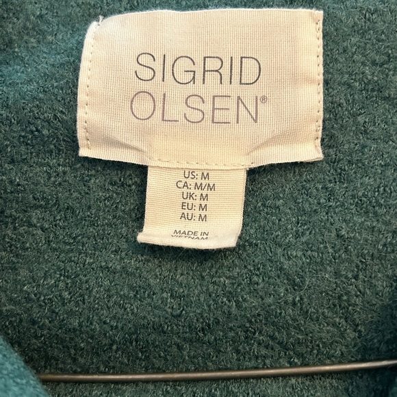 Sigrid Olsen boiled wool blend wrap jacket - Picture 9 of 10